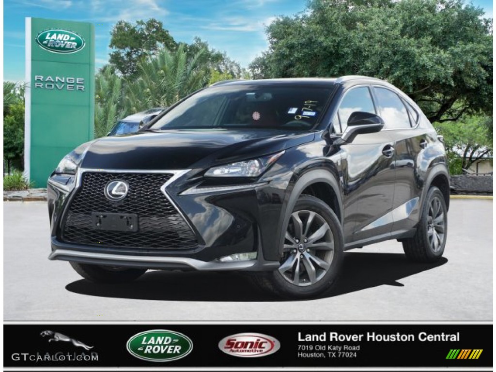 2015 NX 200t F Sport - Obsidian Black / Rioja Red photo #1