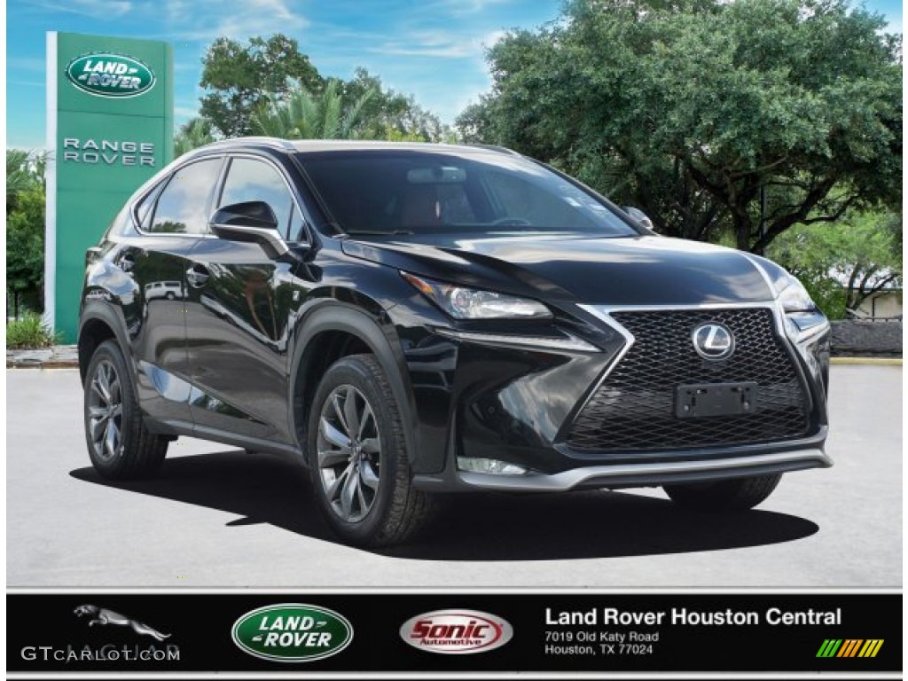 2015 NX 200t F Sport - Obsidian Black / Rioja Red photo #2