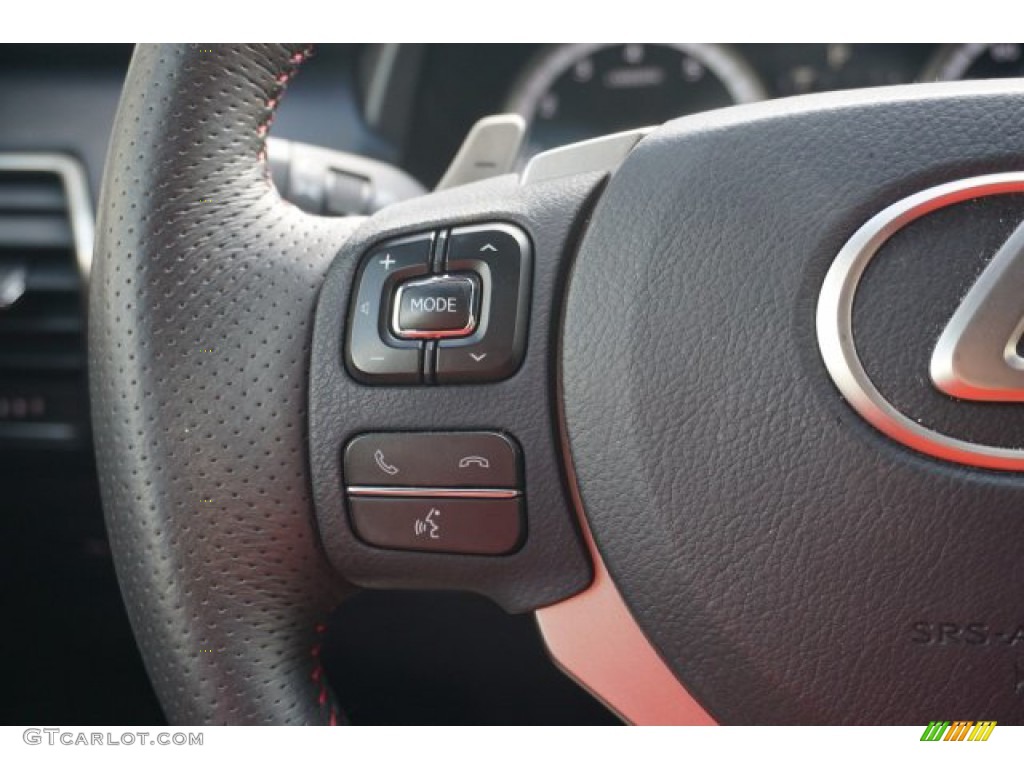 2015 Lexus NX 200t F Sport Rioja Red Steering Wheel Photo #138792249