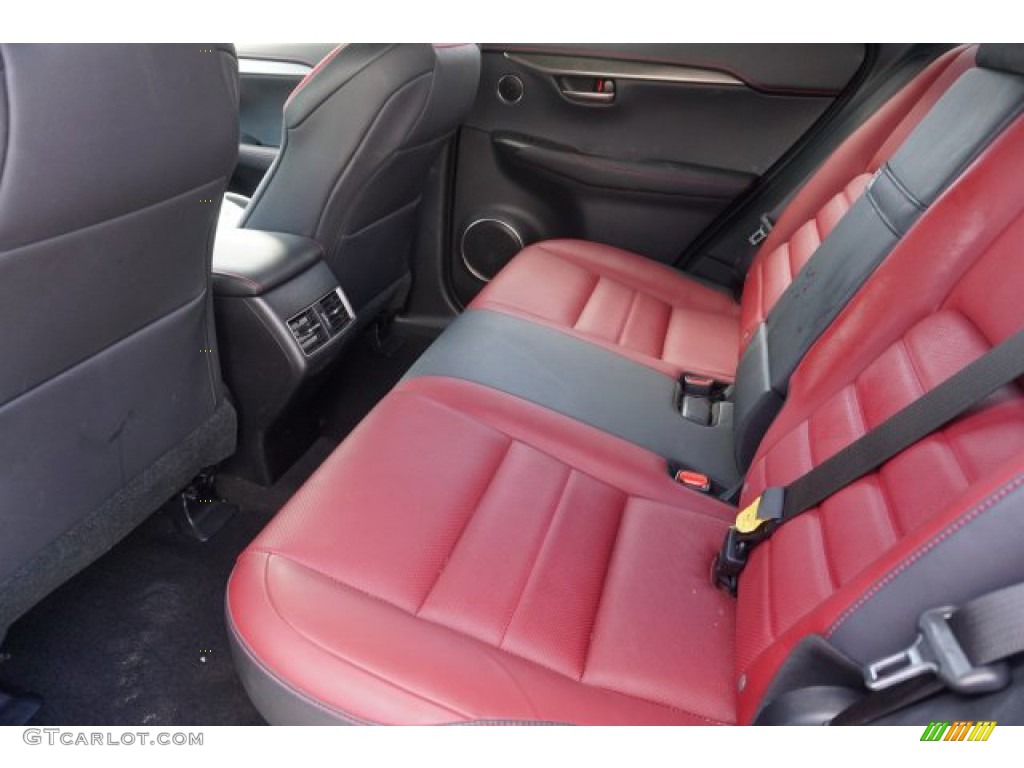 2015 Lexus NX 200t F Sport Rear Seat Photo #138792267