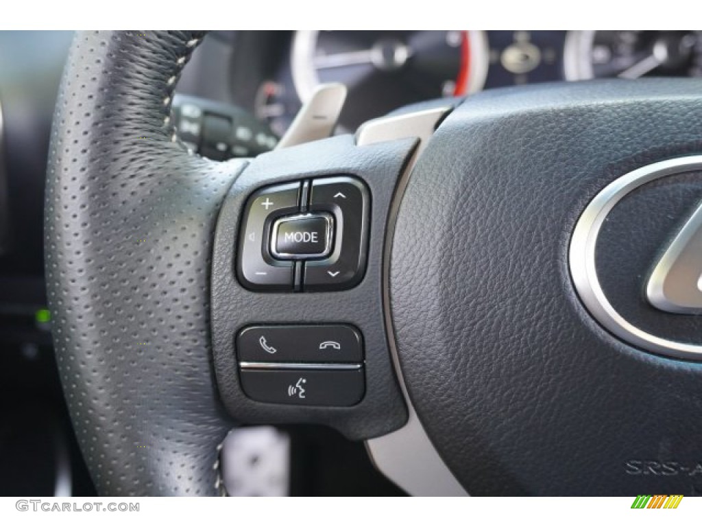 2015 Lexus NX 200t AWD Black Steering Wheel Photo #138793188