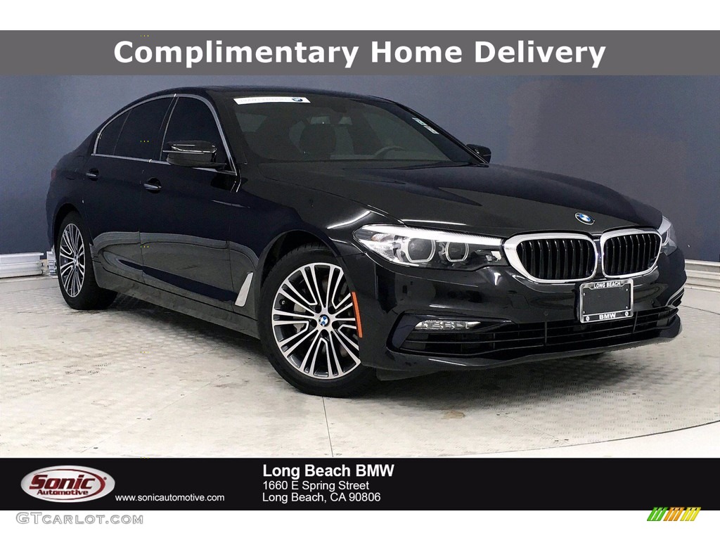 2017 5 Series 530i Sedan - Jet Black / Black photo #1