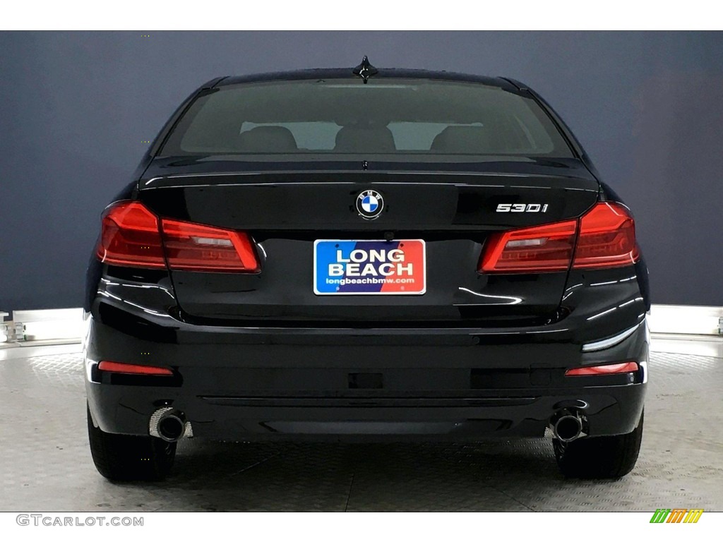 2020 5 Series 530i Sedan - Jet Black / Black photo #3
