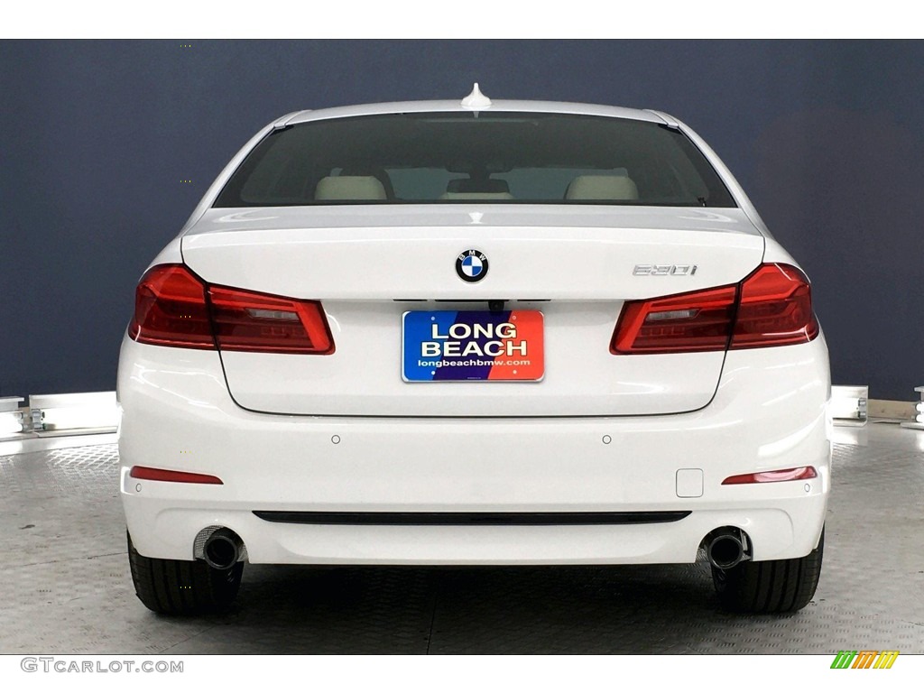 2020 5 Series 530i Sedan - Alpine White / Canberra Beige/Black photo #3