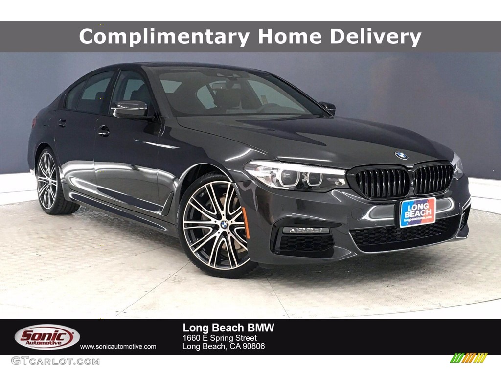 2020 5 Series 540i Sedan - Dark Graphite Metallic / Black photo #1