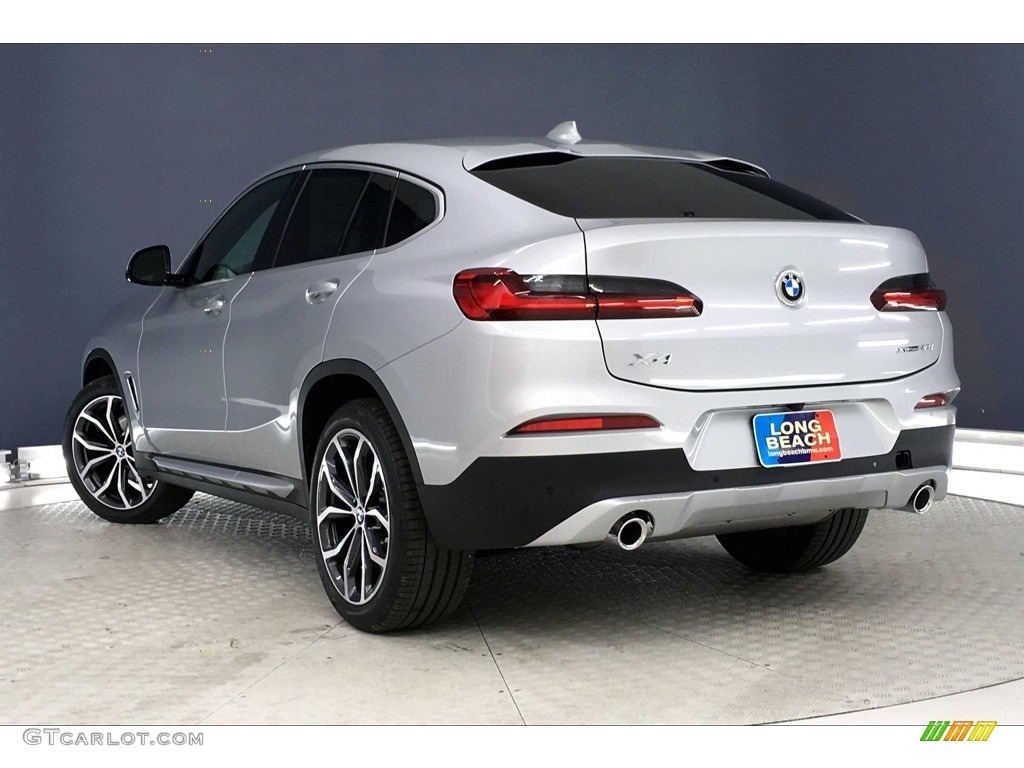 2020 X4 xDrive30i - Glacier Silver Metallic / Black photo #2
