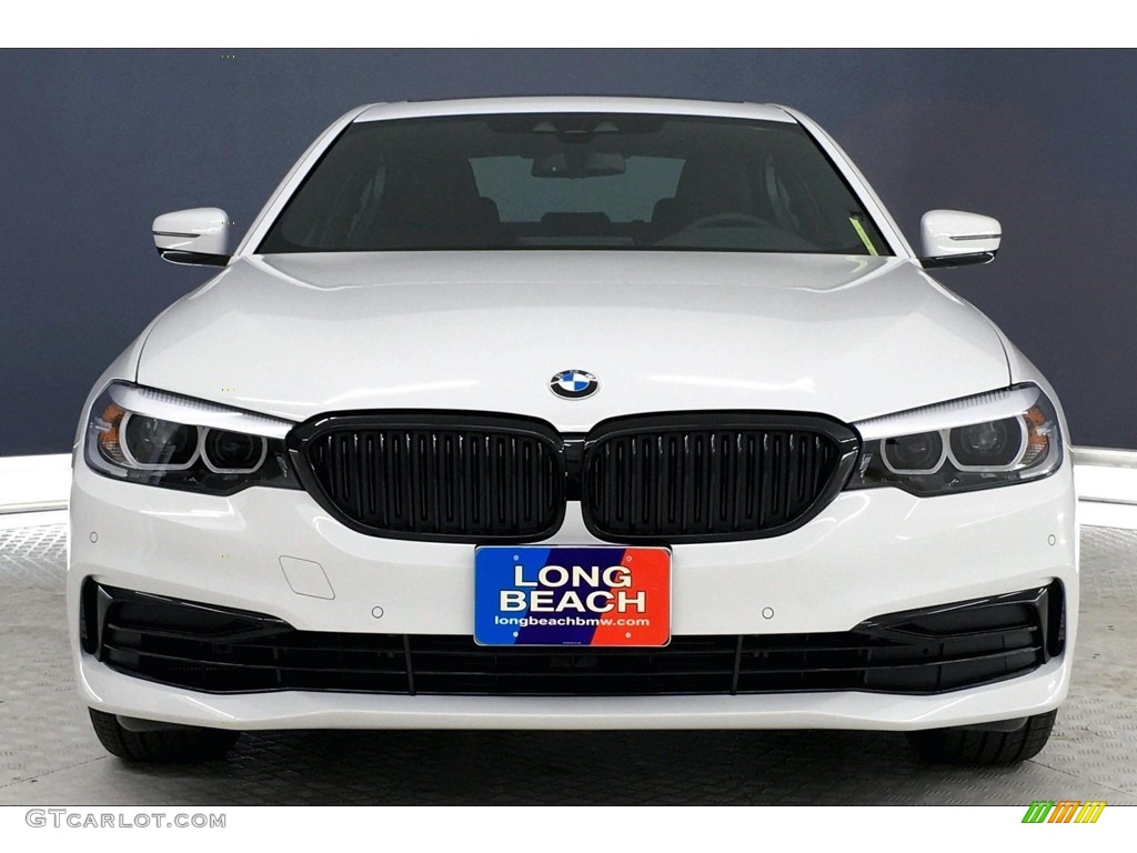 2020 5 Series 530i Sedan - Alpine White / Black photo #2