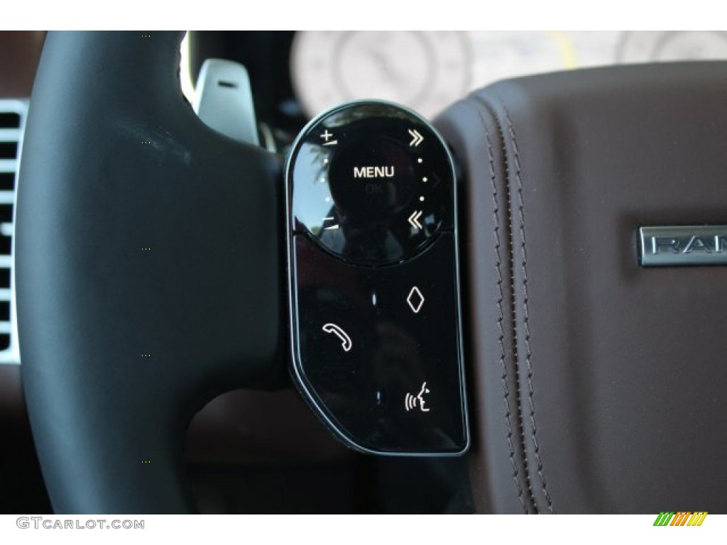 2020 Land Rover Range Rover SV Autobiography Brogue/Ebony Steering Wheel Photo #138798198