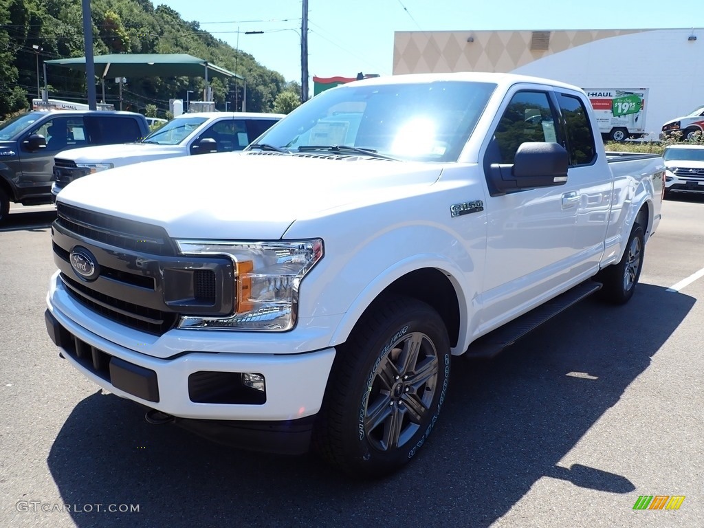 2020 F150 XLT SuperCab 4x4 - Oxford White / Black photo #2
