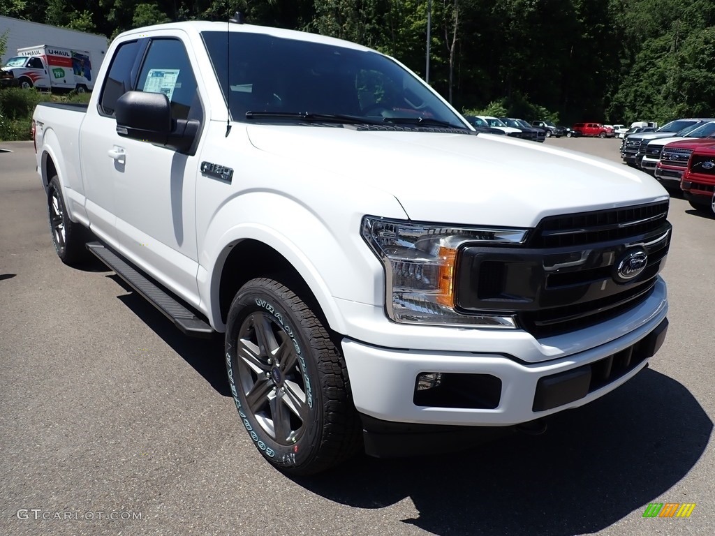 2020 F150 XLT SuperCab 4x4 - Oxford White / Black photo #6