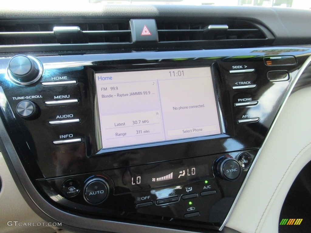 2018 Camry XLE - Ruby Flare Pearl / Macadamia photo #17