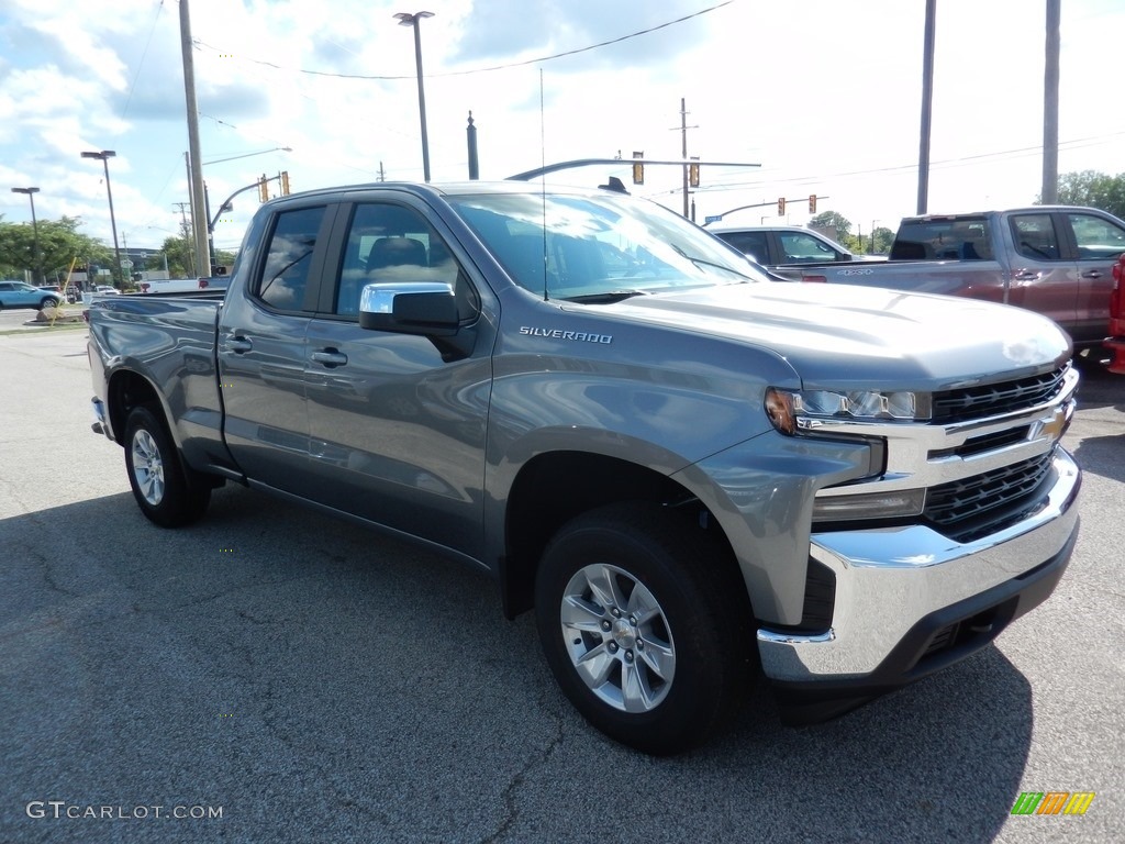 2020 Silverado 1500 LT Double Cab 4x4 - Satin Steel Metallic / Jet Black photo #3