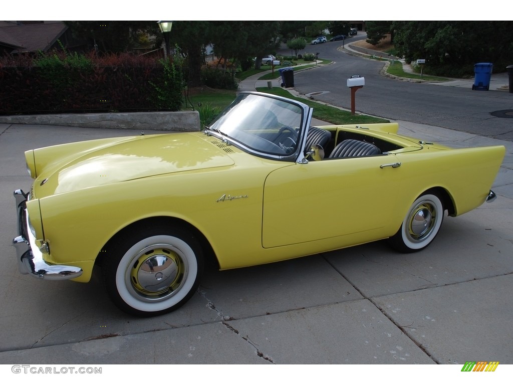 Yellow 1962 Sunbeam Alpine Convertible Exterior Photo #138804083