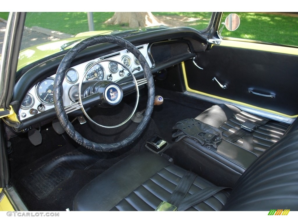 Black Interior 1962 Sunbeam Alpine Convertible Photo #138804317