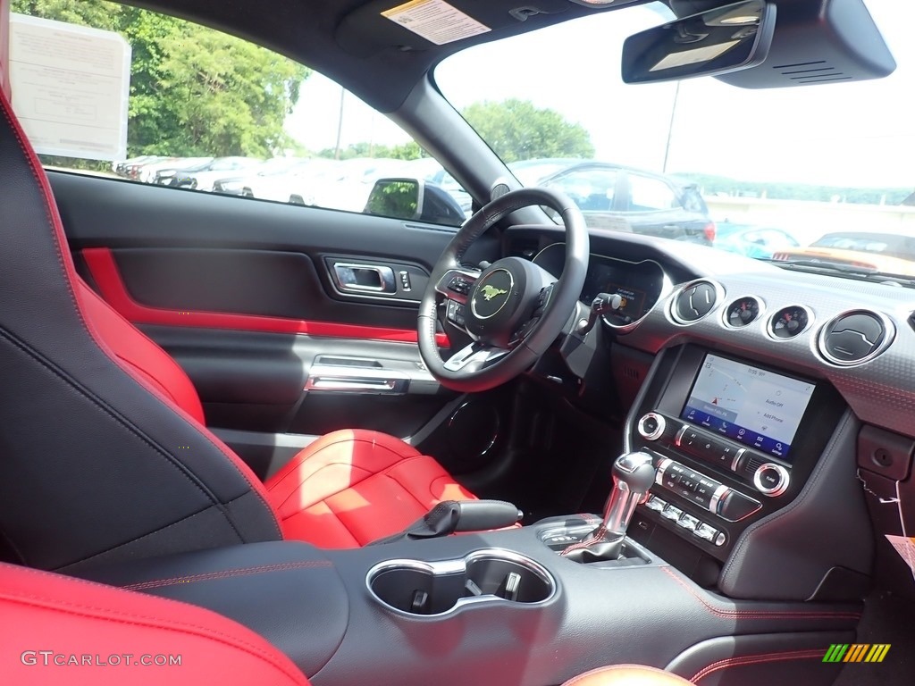 Showstopper Red/Recaro Leather Trimmed Interior 2020 Ford Mustang GT Premium Fastback Photo #138804353