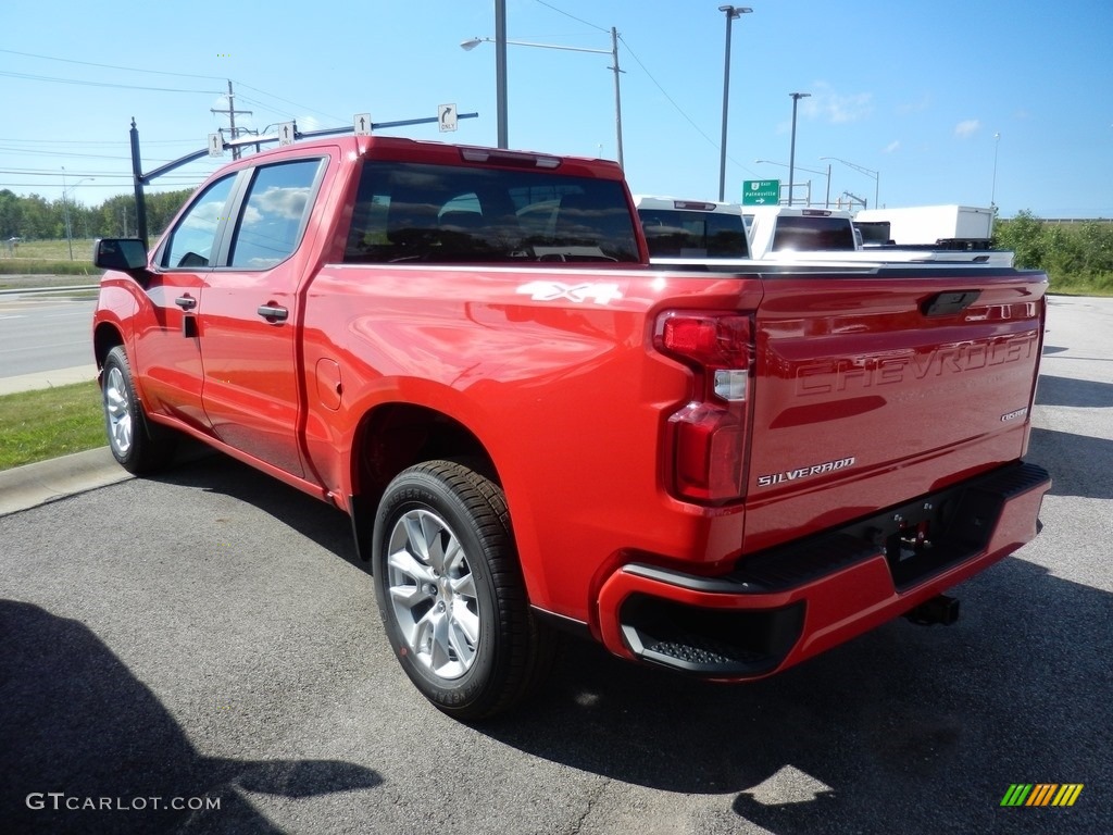 2020 Silverado 1500 Custom Crew Cab 4x4 - Red Hot / Jet Black photo #5