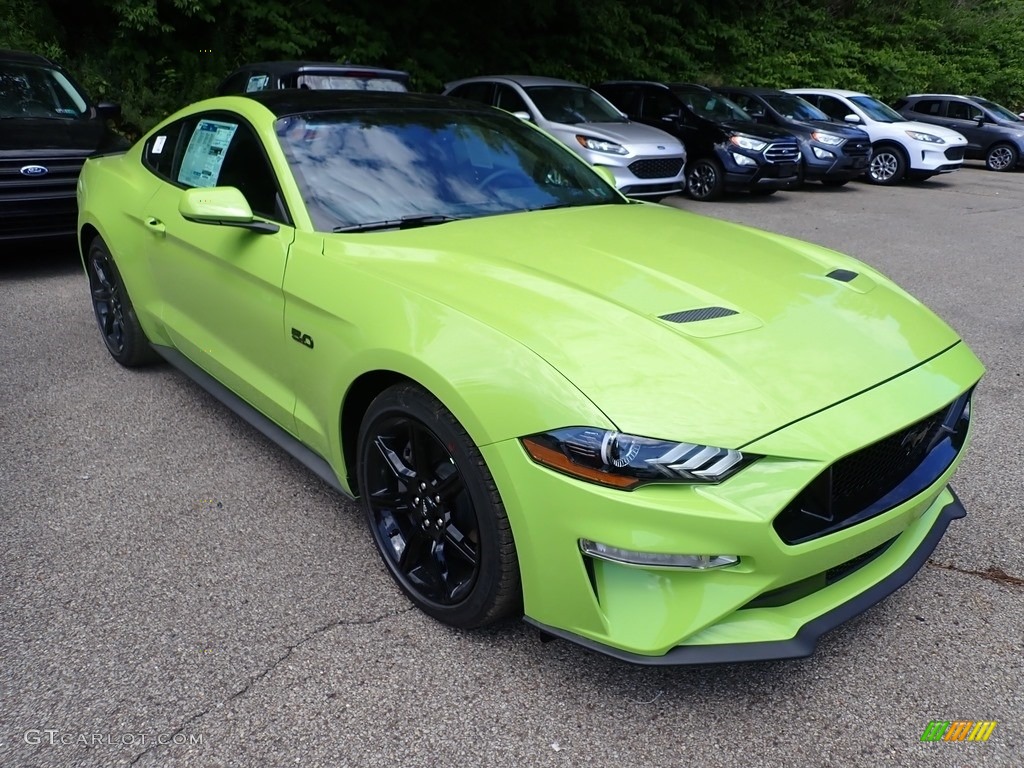 2020 Mustang GT Fastback - Grabber Lime / Ebony photo #3