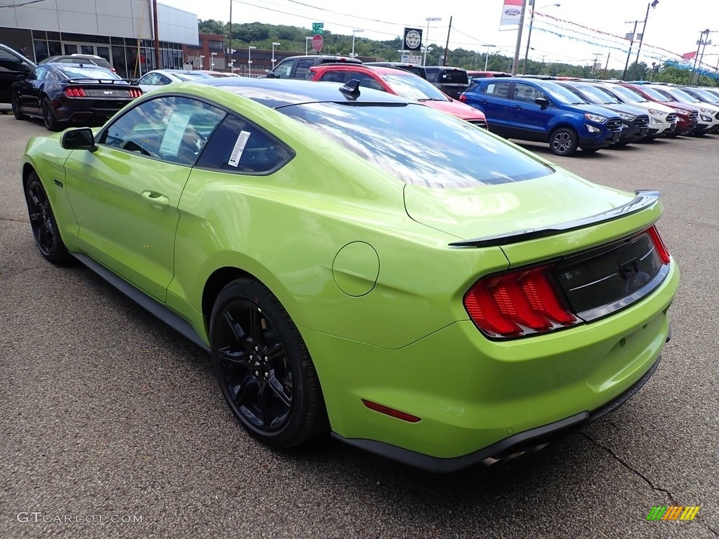 2020 Mustang GT Fastback - Grabber Lime / Ebony photo #7