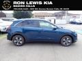 2020 Deep Cerulean Kia Niro LXS Hybrid  photo #1