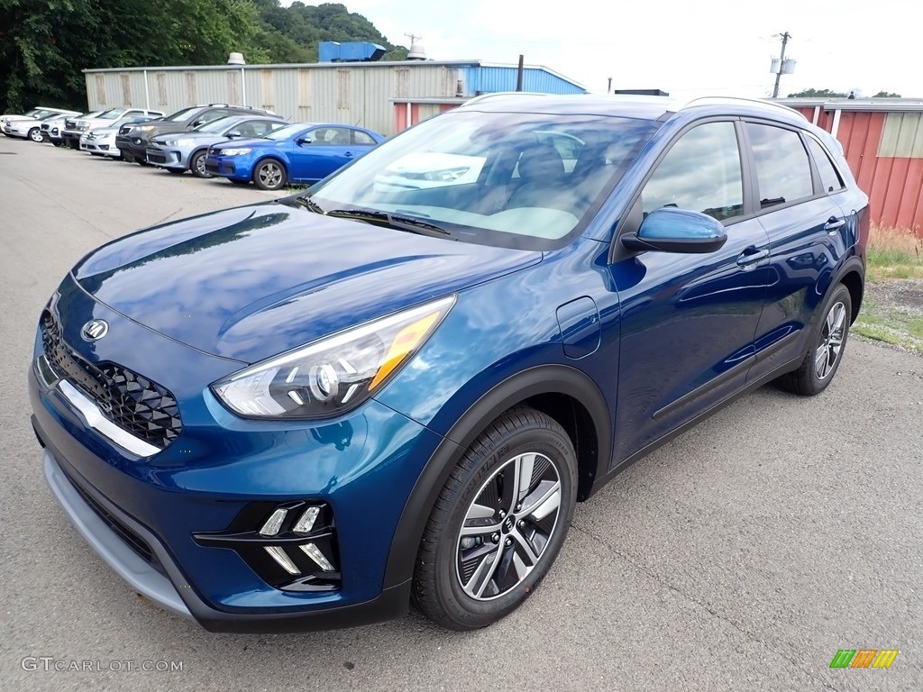 2020 Niro LXS Hybrid - Deep Cerulean / Light Gray photo #5