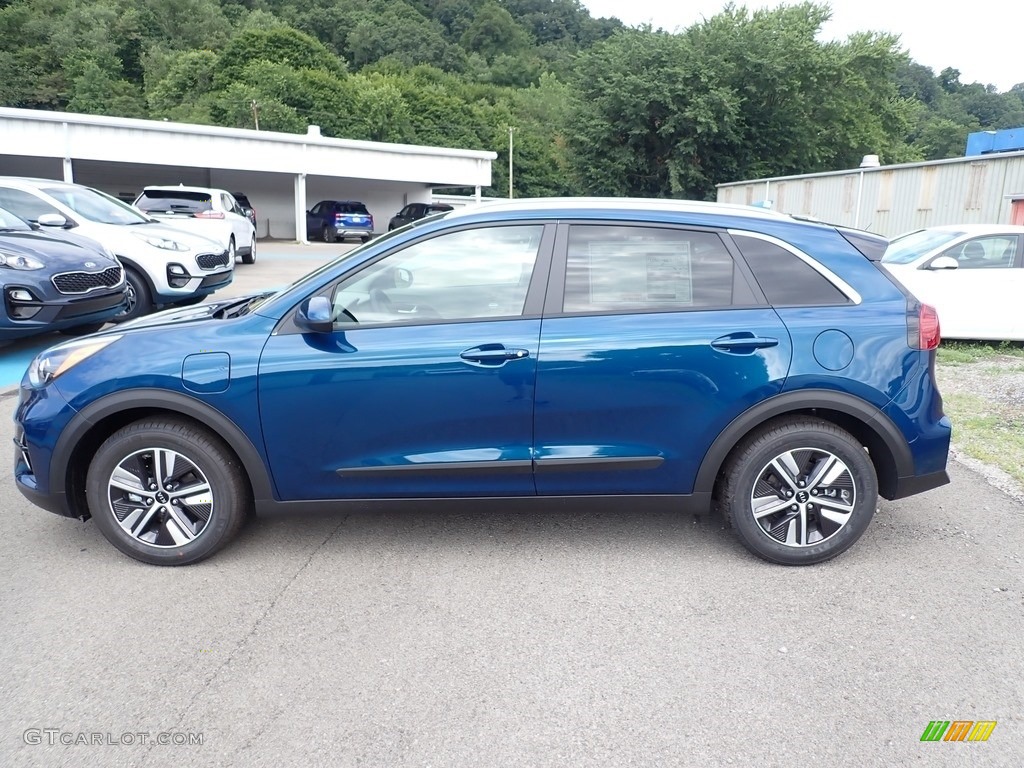 Deep Cerulean 2020 Kia Niro LXS Hybrid Exterior Photo #138805628
