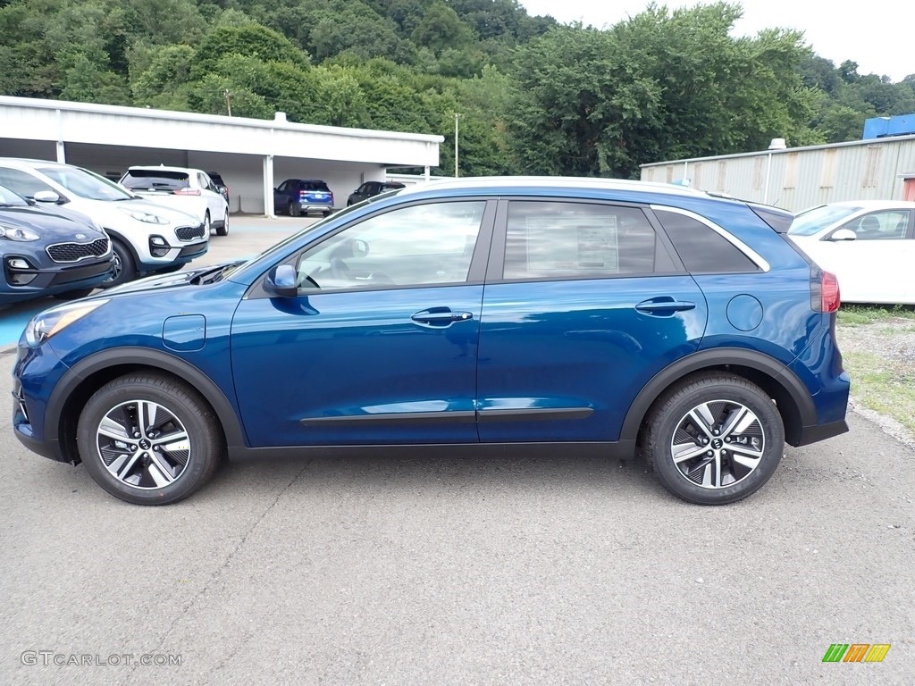 2020 Niro LXS Hybrid - Deep Cerulean / Light Gray photo #6