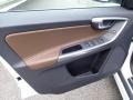 Hazel Brown/Off Black 2017 Volvo XC60 T5 Dynamic Door Panel