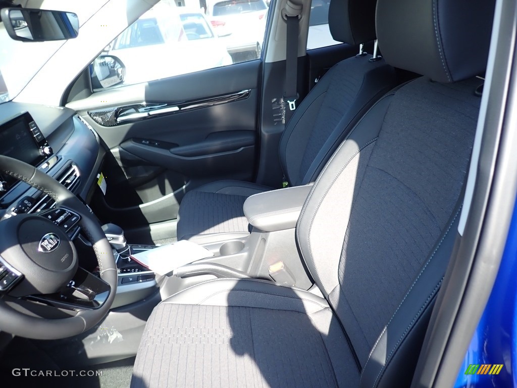 Black Interior 2021 Kia Seltos S AWD Photo #138807206