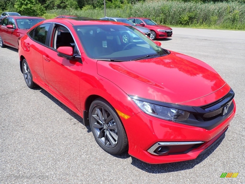Rallye Red 2020 Honda Civic EX Sedan Exterior Photo #138807275