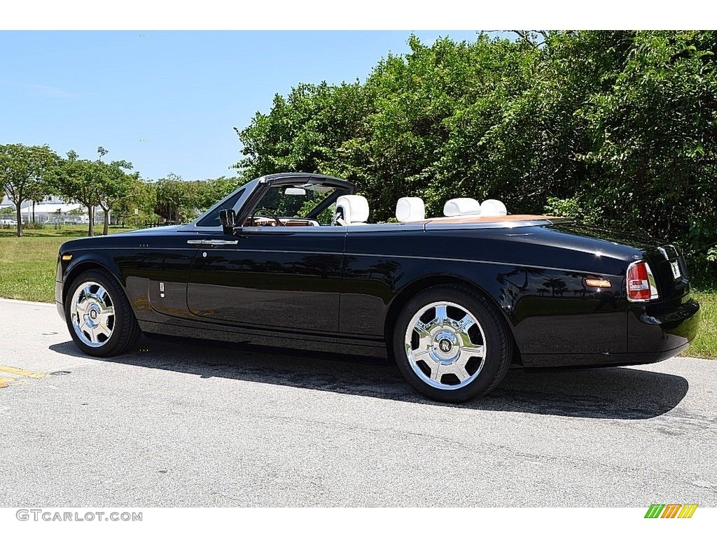 2008 Phantom Drophead Coupe  - Diamond Black / Light Creme photo #9