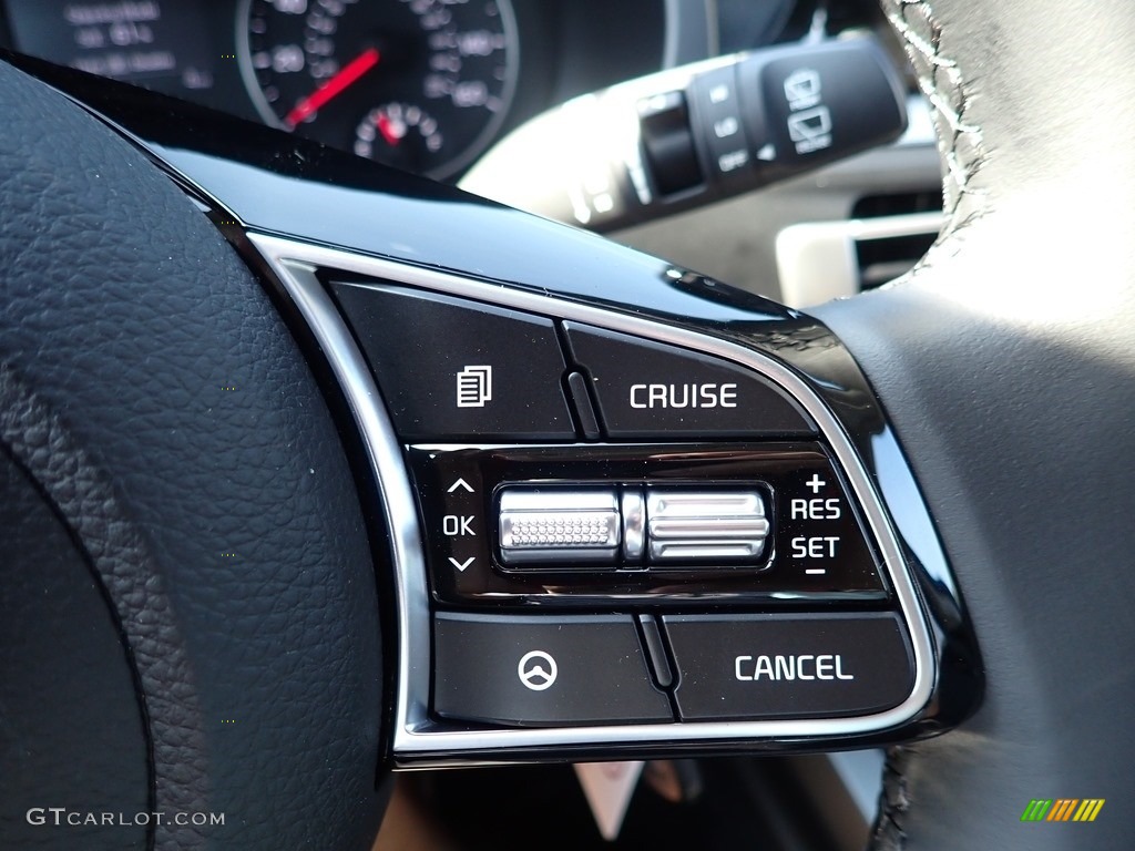 2021 Kia Seltos S AWD Black Steering Wheel Photo #138807356