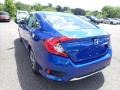 2020 Aegean Blue Metallic Honda Civic LX Sedan  photo #4