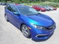 2020 Aegean Blue Metallic Honda Civic LX Sedan  photo #7