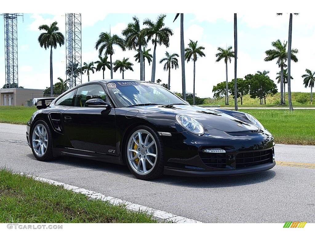 Black 2008 Porsche 911 GT2 Exterior Photo #138809354