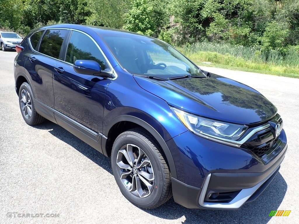 Obsidian Blue Pearl 2020 Honda CR-V EX AWD Exterior Photo #138809996