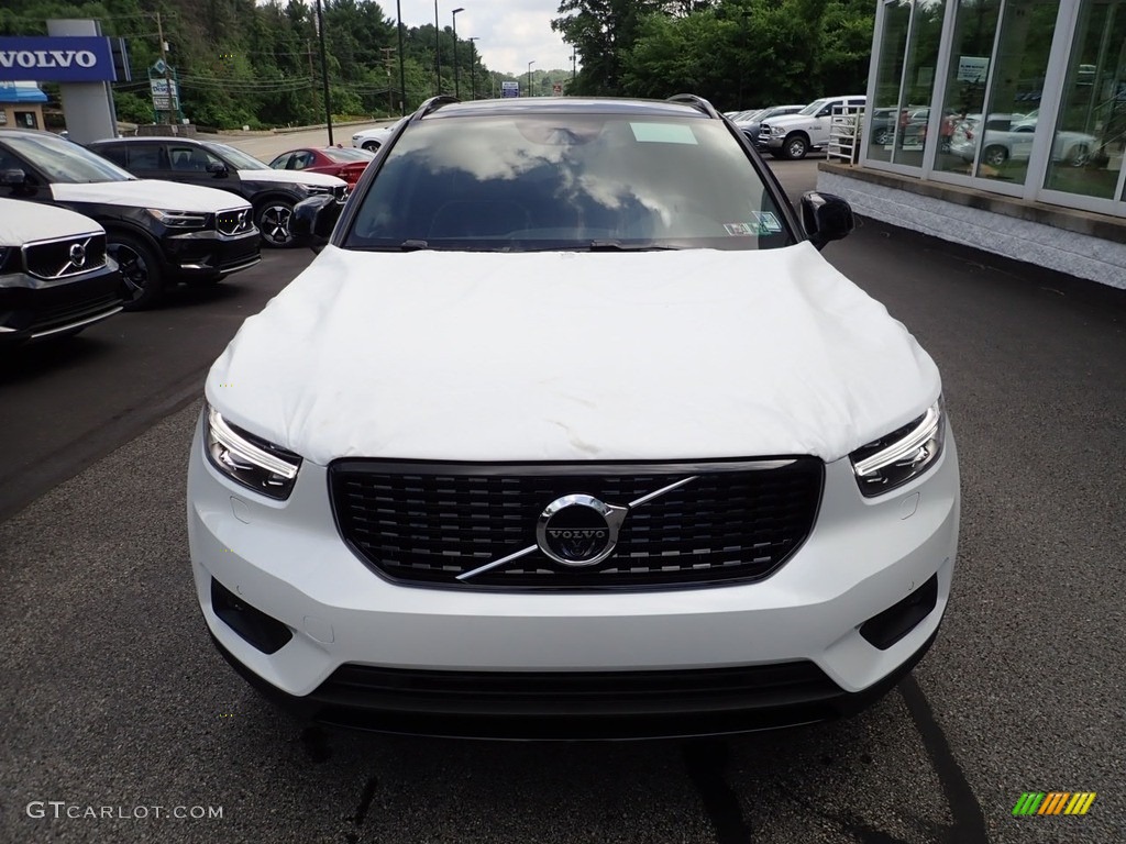 2020 XC40 T5 R-Design AWD - Crystal White Metallic / Charcoal photo #6