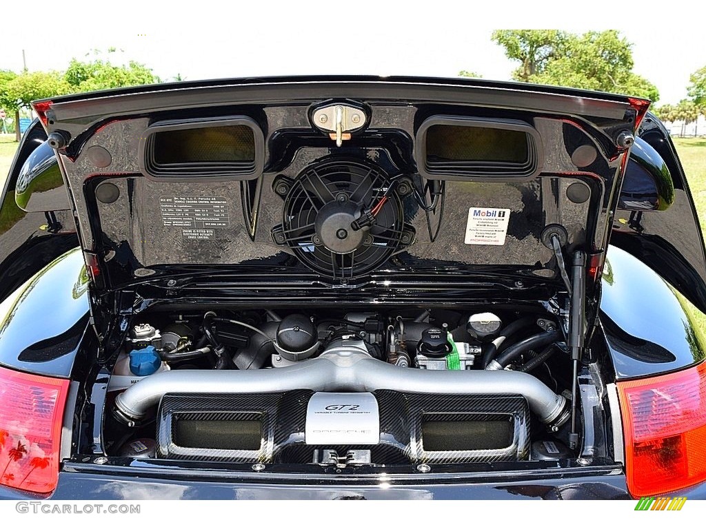 2008 Porsche 911 GT2 3.6 Liter Twin-Turbocharged DOHC 24V VarioCam Flat 6 Cylinder Engine Photo #138810311