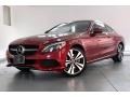 2017 designo Cardinal Red Metallic Mercedes-Benz C 300 Coupe  photo #12