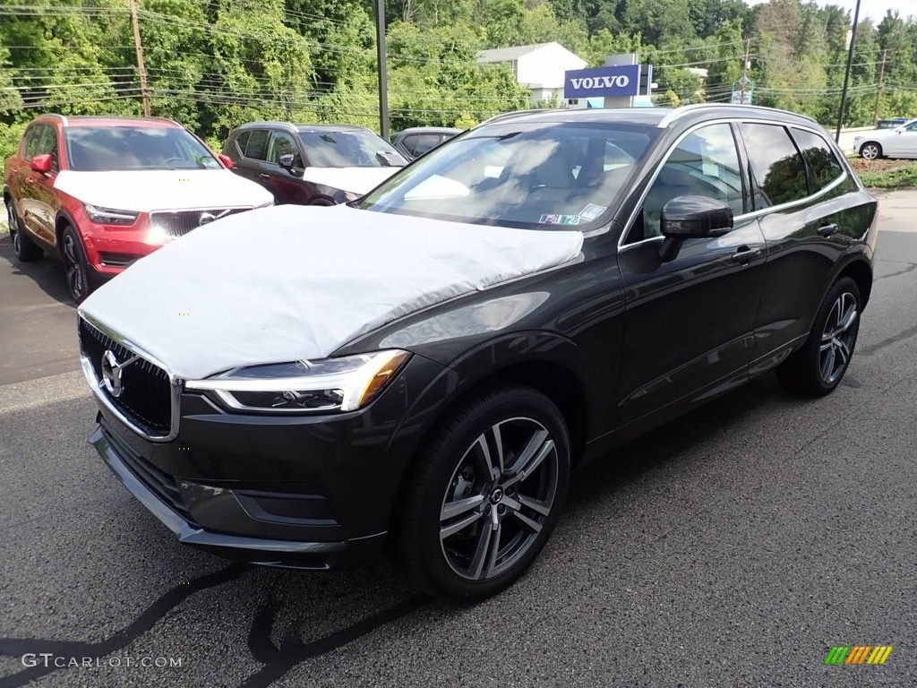 2020 XC60 T5 AWD Momentum - Pine Grey Metallic / Blonde photo #5