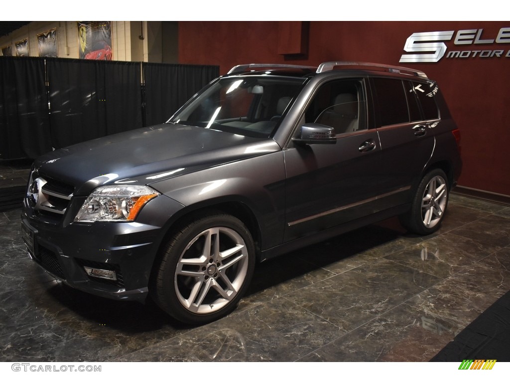 2011 GLK 350 4Matic - Steel Grey Metallic / Grey/Black photo #5