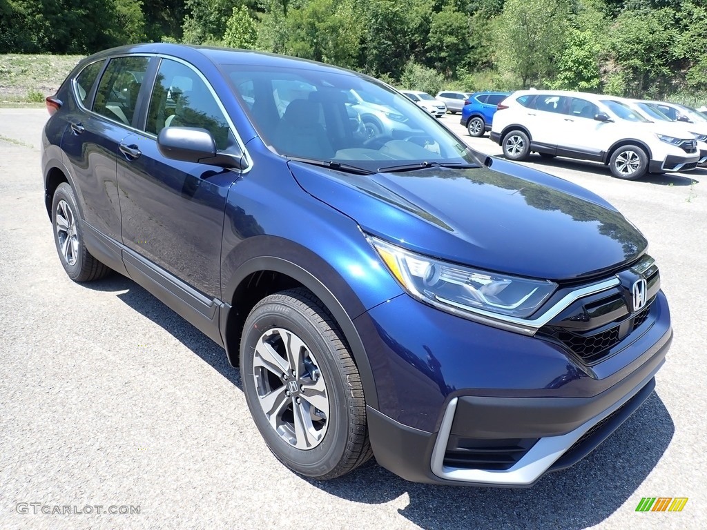 2020 CR-V LX AWD - Obsidian Blue Pearl / Gray photo #5