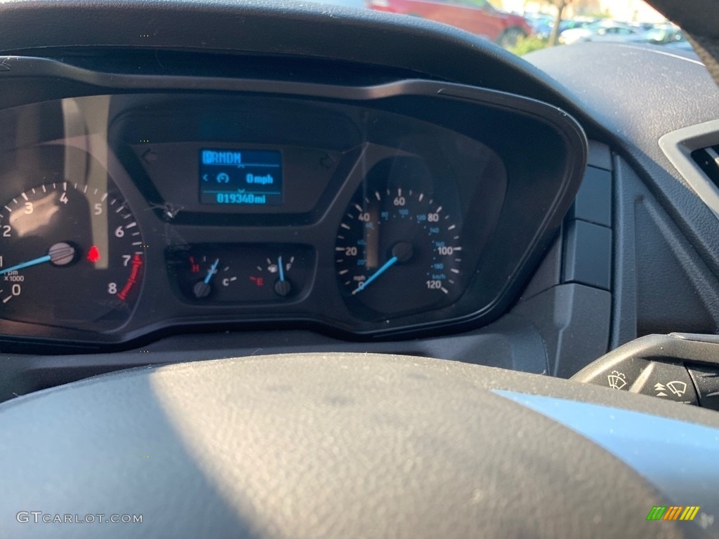 2019 Transit Van 250 LR Regular - Oxford White / Charcoal black photo #7