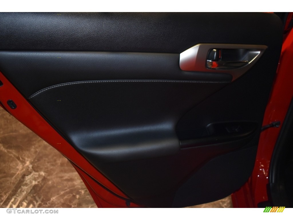 2014 Lexus CT 200h F Sport Hybrid Black Door Panel Photo #138814649