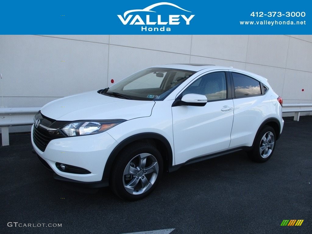 2017 HR-V EX AWD - White Orchid Pearl / Gray photo #1