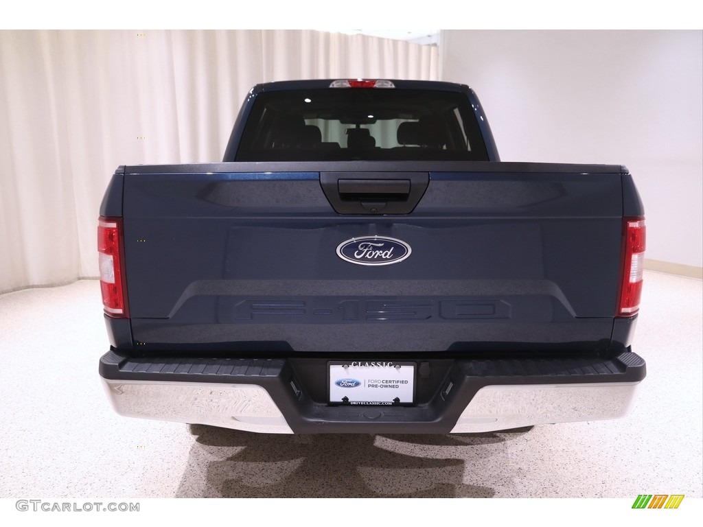 2019 F150 XLT SuperCrew - Blue Jeans / Earth Gray photo #18