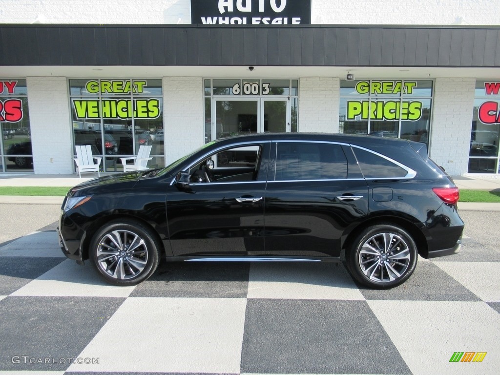 2019 MDX Technology SH-AWD - Majestic Black Pearl / Parchment photo #1