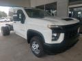 Summit White - Silverado 3500HD Work Truck Crew Cab 4x4 Chassis Photo No. 2