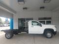Summit White - Silverado 3500HD Work Truck Crew Cab 4x4 Chassis Photo No. 3