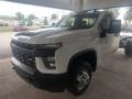 Summit White - Silverado 3500HD Work Truck Crew Cab 4x4 Chassis Photo No. 5