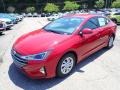 2020 Scarlet Red Pearl Hyundai Elantra SE  photo #5